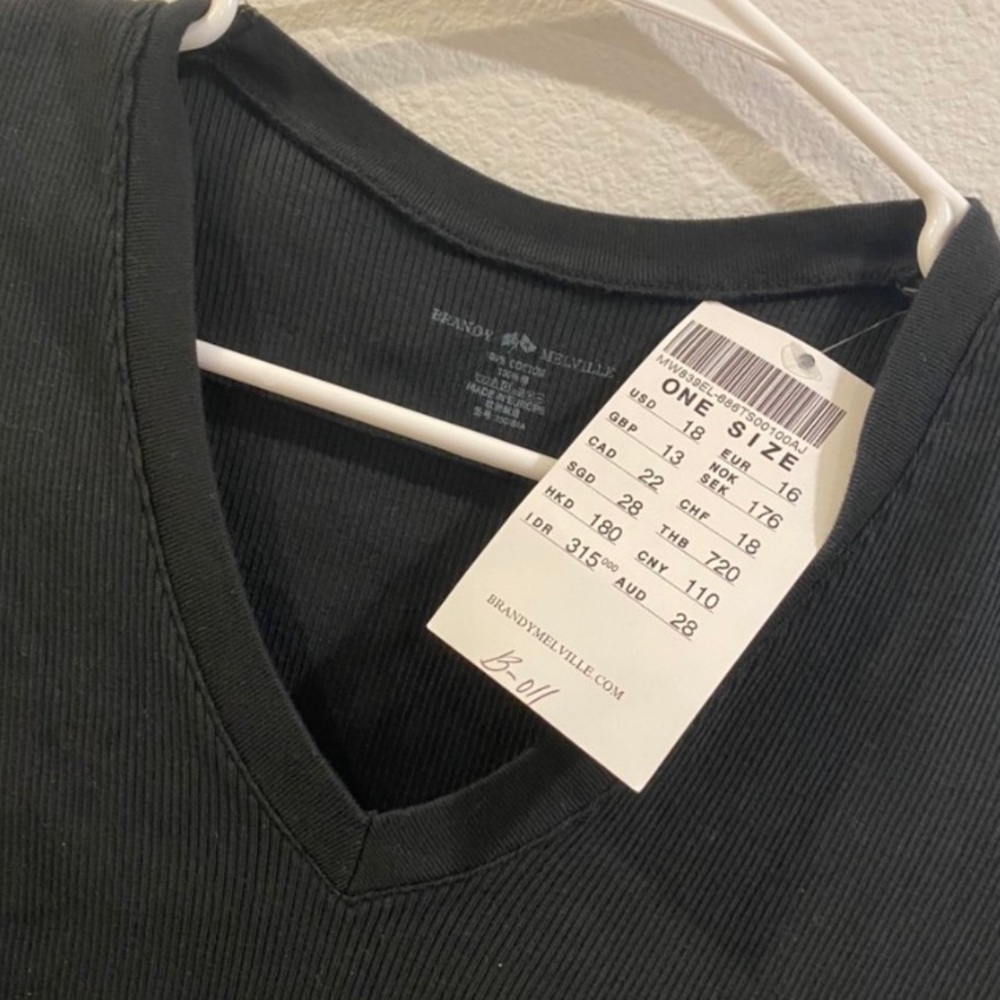 Brandy black tee